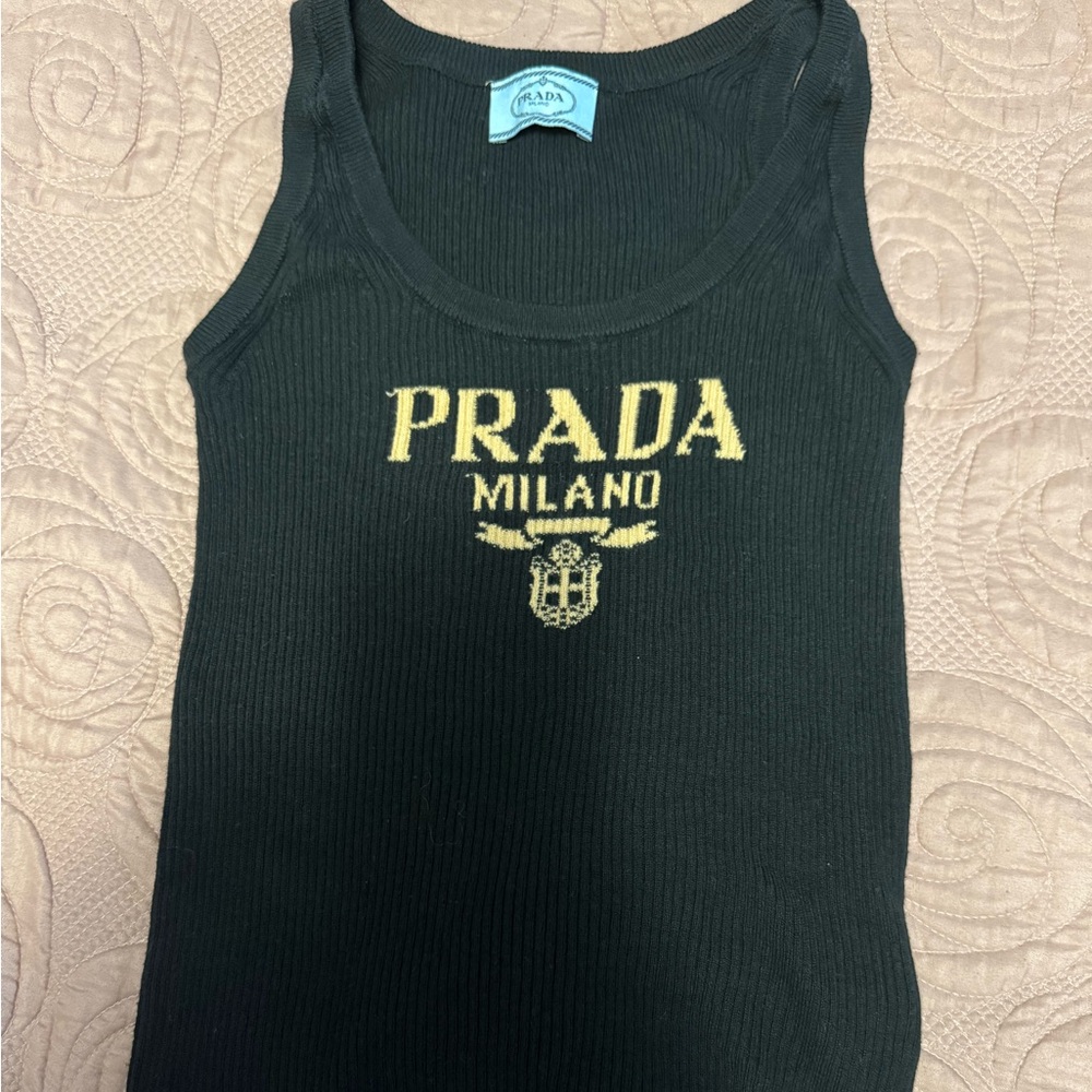Prada Black Tank Top